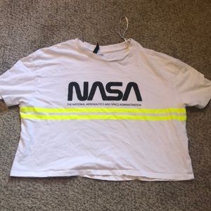 White nasa shirt